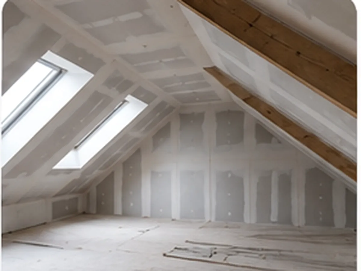 Dachgeschossausbau mit Trockenbau in Wuppertal